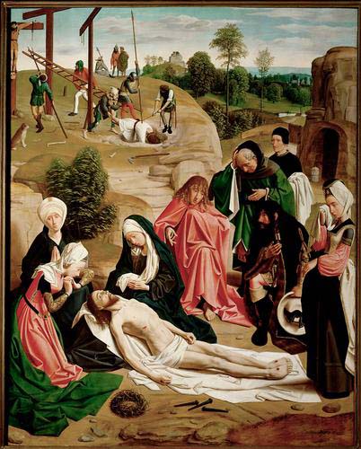 Geertgen Tot Sint Jans Geertgen painted The Lamentation of Christ for the altarpiece of the monastery of the Knights of Saint John in Haarlem